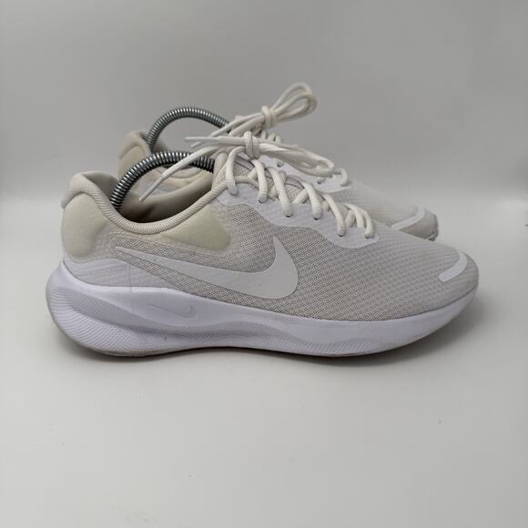 Nike Revolution 7 Women's White Training Running Sneakers Size 9.5 FB2208-100 - Picture 2 of 9